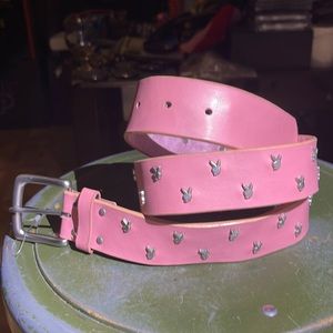 2005 PLAYBOY LOGO STUDDED BELT NWOT RARE